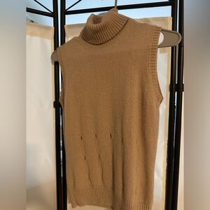 Versace sleeveless turtleneck